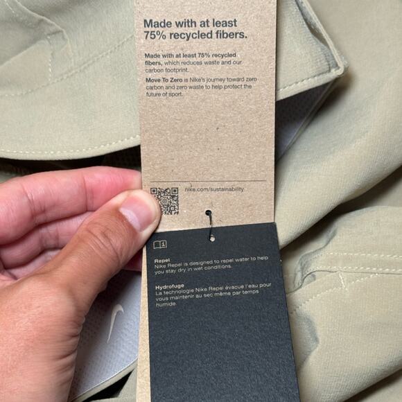 Nike Tour Repel Golf Joggers Pants 32 Limestone FD5717-250 NWT $110 MSRP - Picture 8 of 12